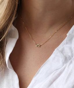 24k Gold Filled Mountain Necklace